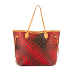 Shoulder Bag Ltd. Ed. Neverfull Kusama Yayoi MM Brown Monogram Infinite Dots