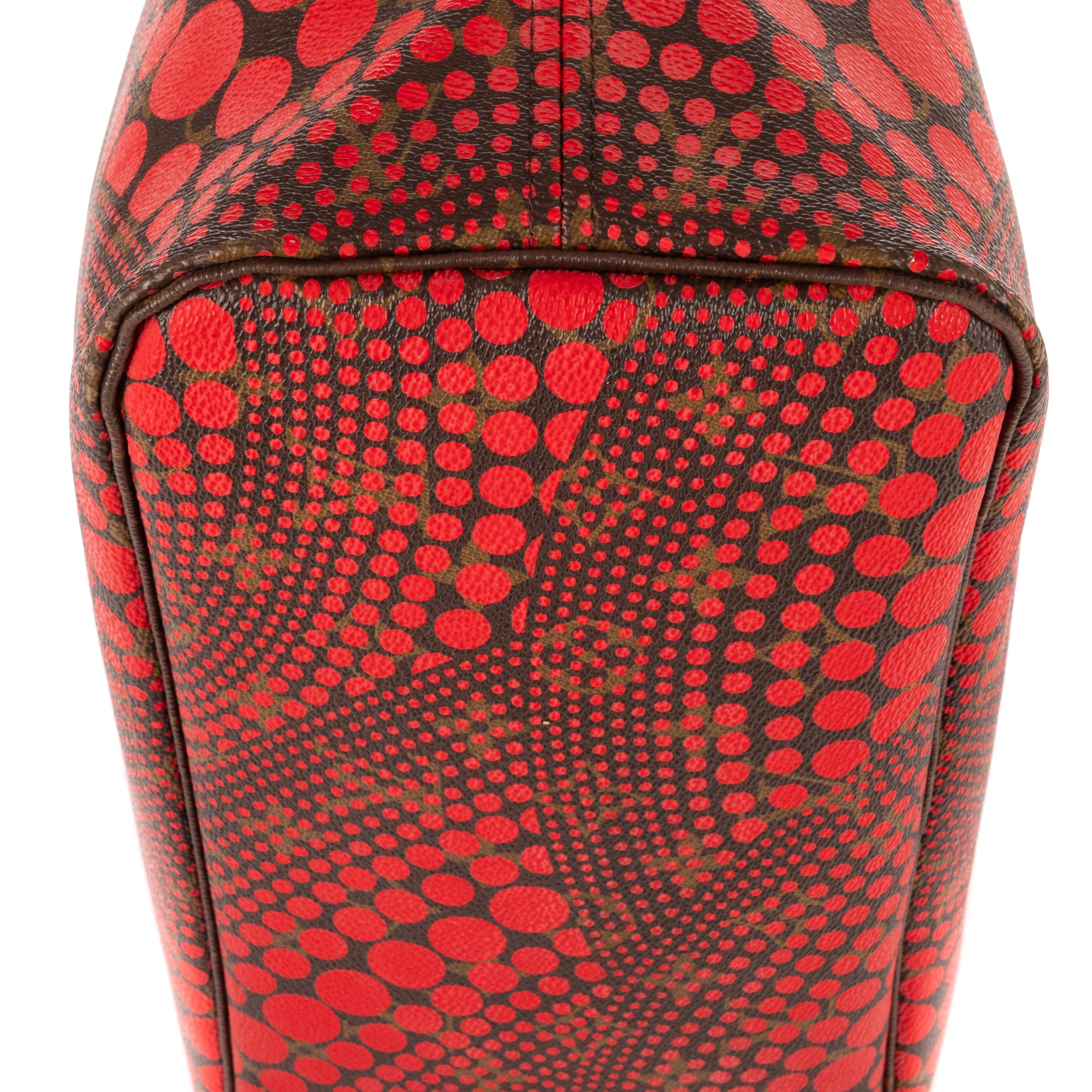 Shoulder Bag Ltd. Ed. Neverfull Kusama Yayoi MM Brown Monogram Infinite Dots