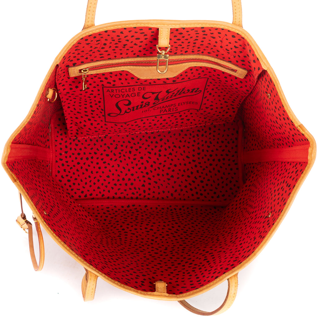 Shoulder Bag Ltd. Ed. Neverfull Kusama Yayoi MM Brown Monogram Infinite Dots