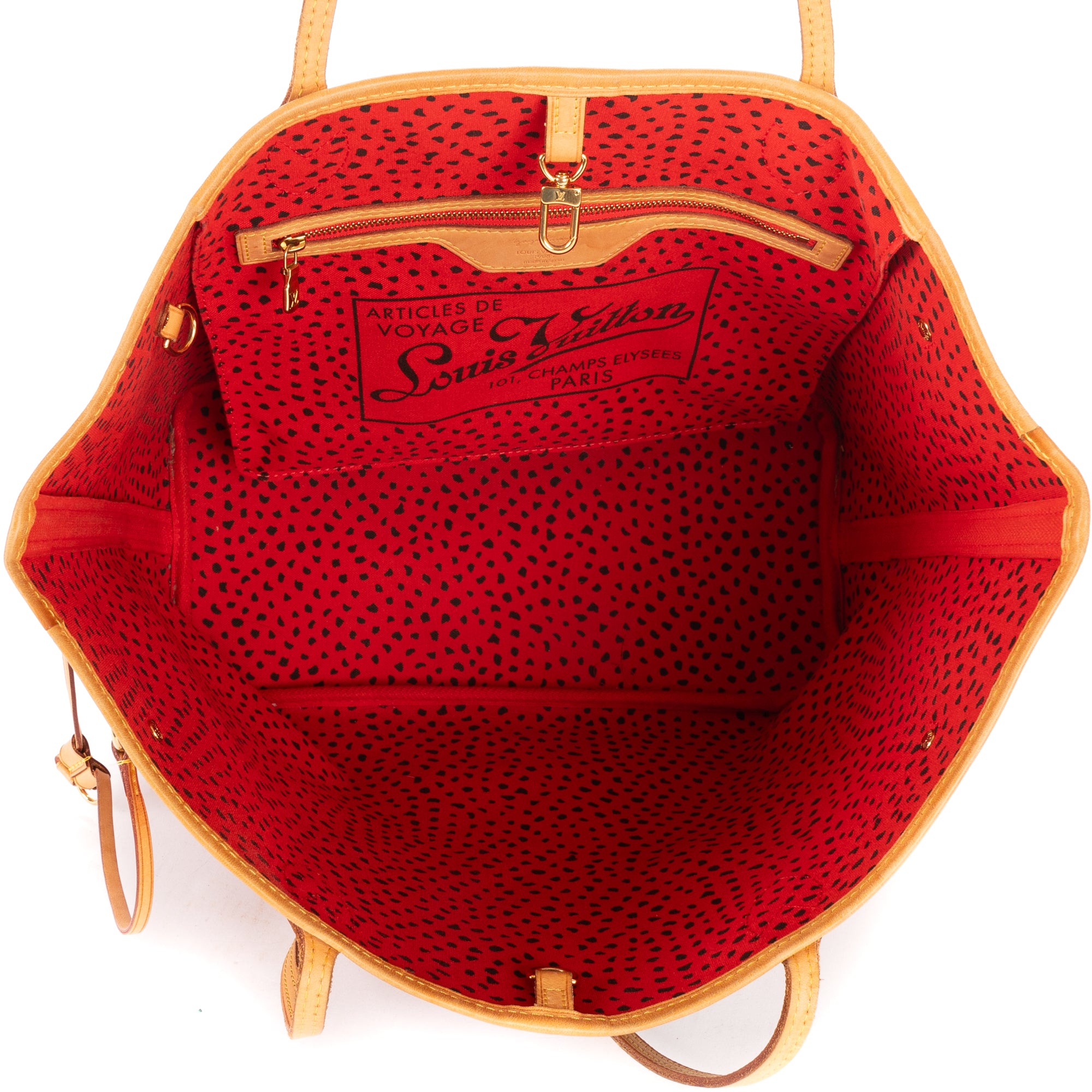 Shoulder Bag Ltd. Ed. Neverfull Kusama Yayoi MM Brown Monogram Infinite Dots