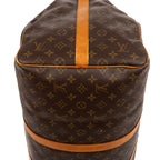 Travel Bag Keepall Bandouliere 55 Brown Monogram Canvas