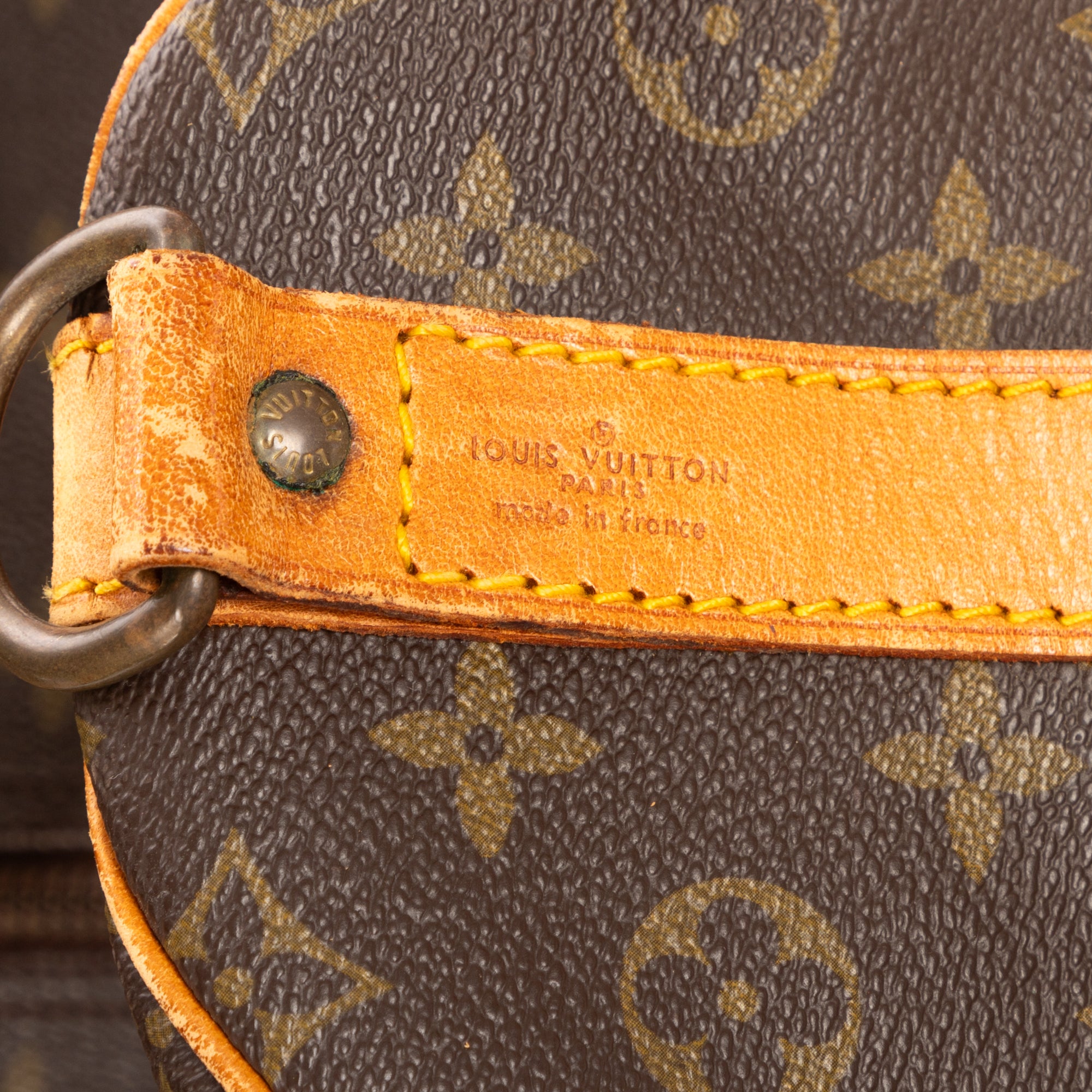 Travel Bag Keepall Bandouliere 55 Brown Monogram Canvas
