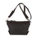 Shoulder Bag Blaster Black Intreccio Rubber