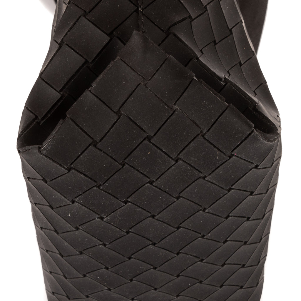 Shoulder Bag Blaster Black Intreccio Rubber