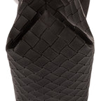 Shoulder Bag Blaster Black Intreccio Rubber