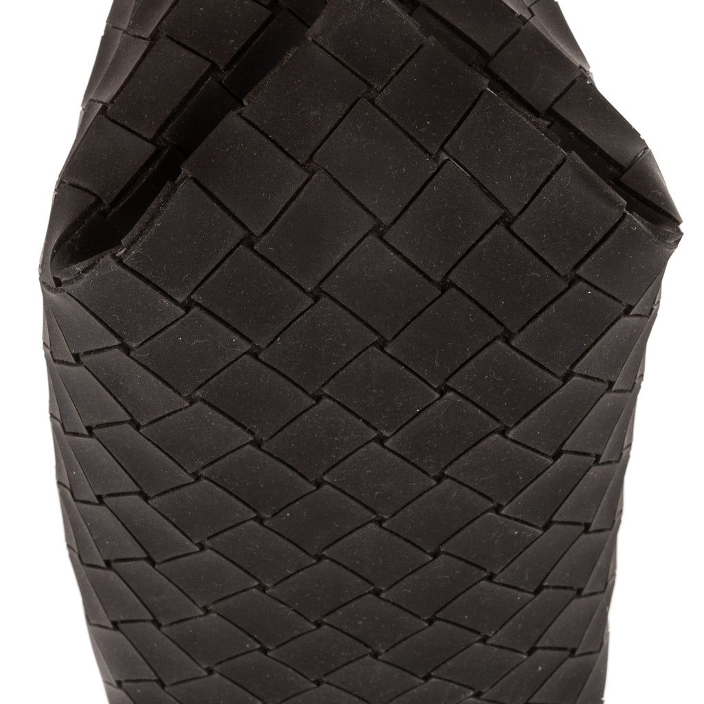 Shoulder Bag Blaster Black Intreccio Rubber