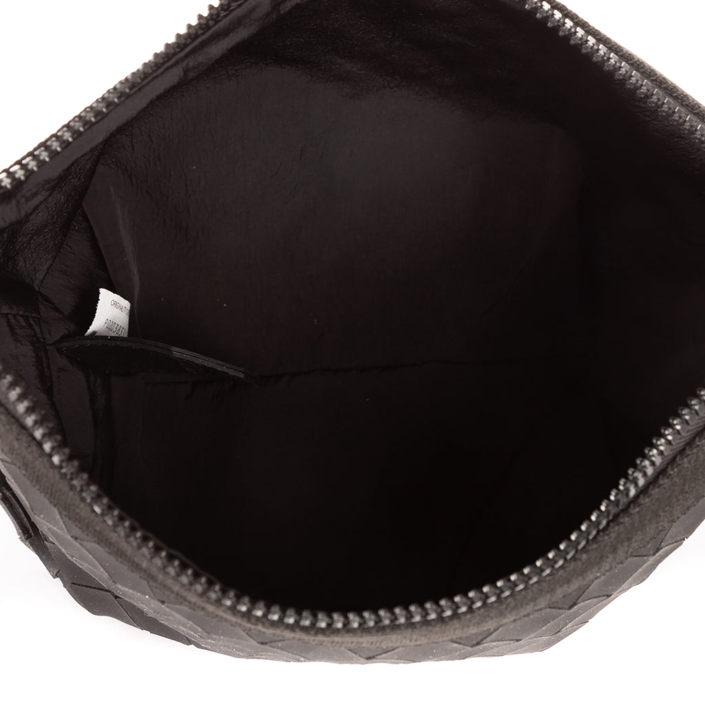 Shoulder Bag Blaster Black Intreccio Rubber