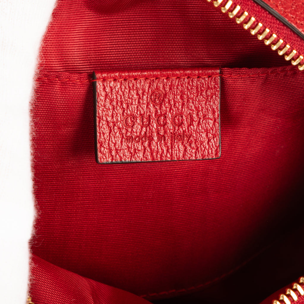 Shoulder Bag Ophidia Stripes Red Red/Blue/Beige canvas