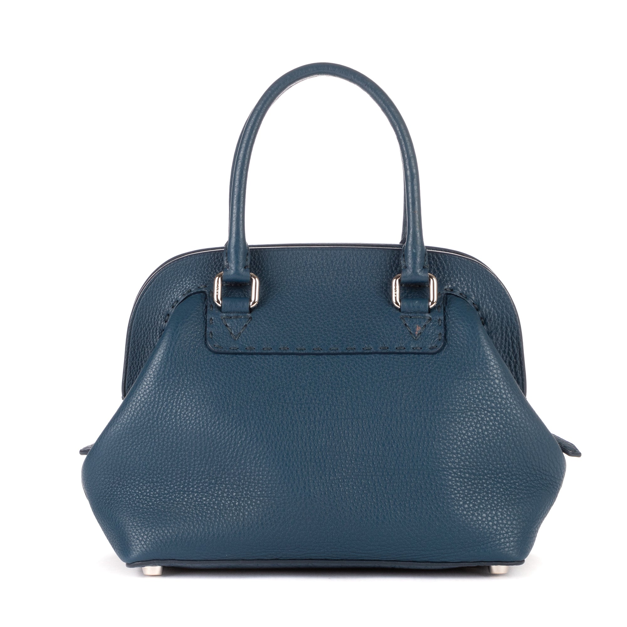 Handbag Adele Navy Grained calfskin