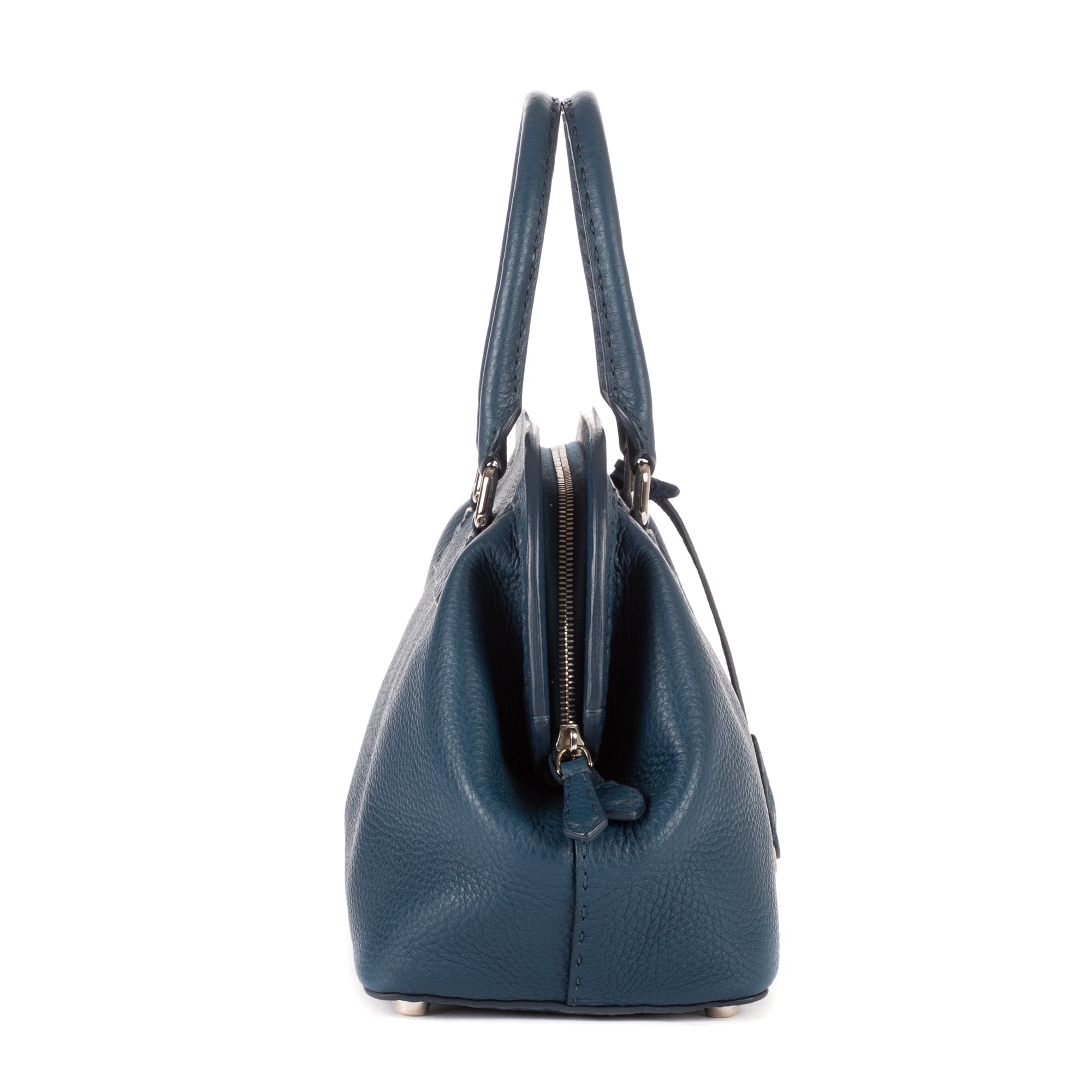Handbag Adele Navy Grained calfskin