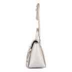 Handbag Nano Belt Silver Metalic Calfskin leather