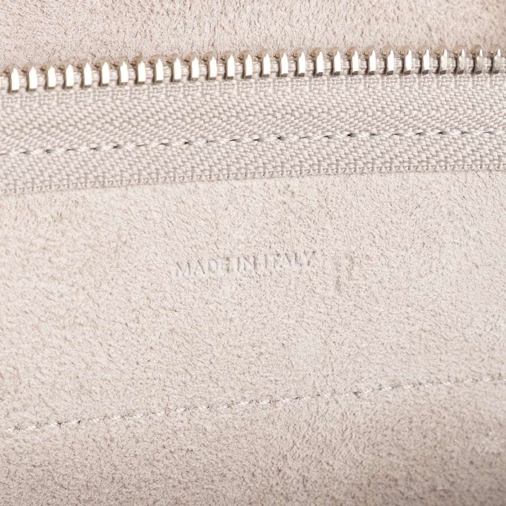 Handbag Nano Belt Silver Metalic Calfskin leather