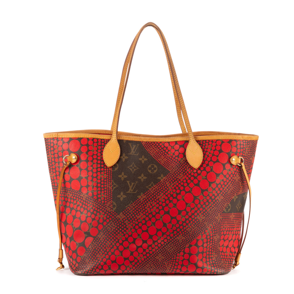 Shoulder Bag Ltd. Ed. Neverfull Kusama Yayoi MM Brown Monogram Infinite Dots