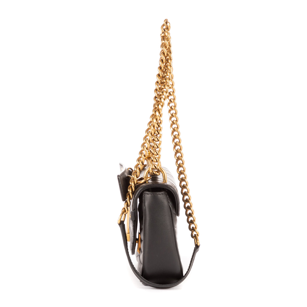 Sac Bandoulière New Wave Cuir de veau noir