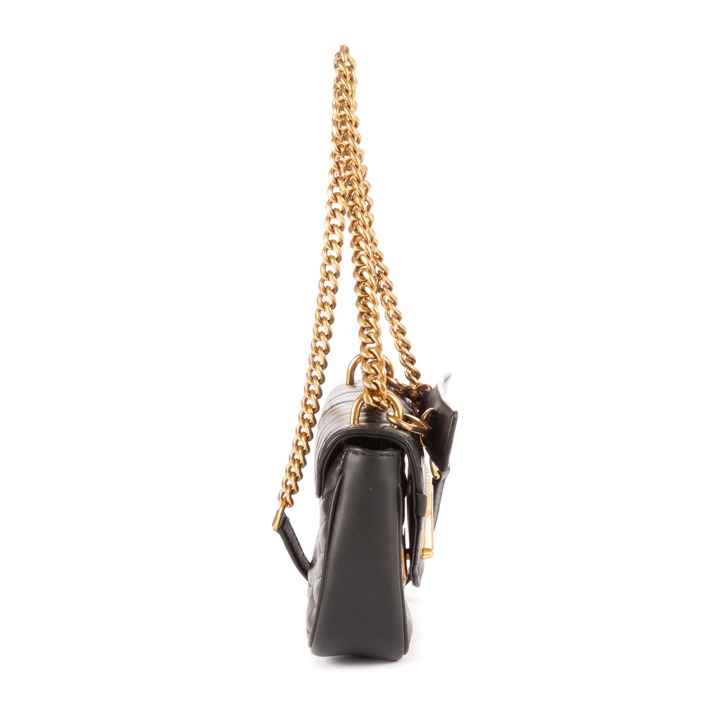 Sac Bandoulière New Wave Cuir de veau noir