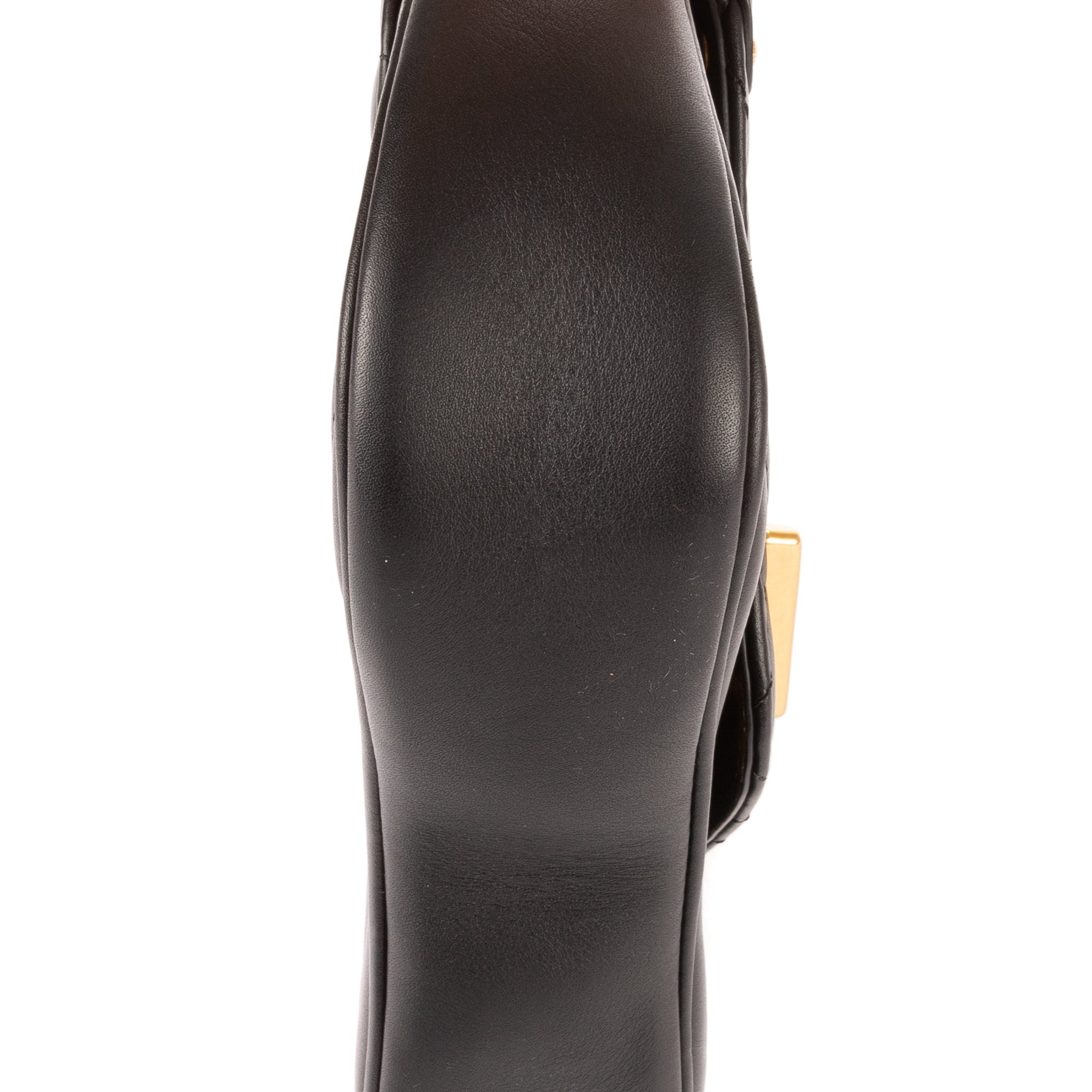 Sac Bandoulière New Wave Cuir de veau noir