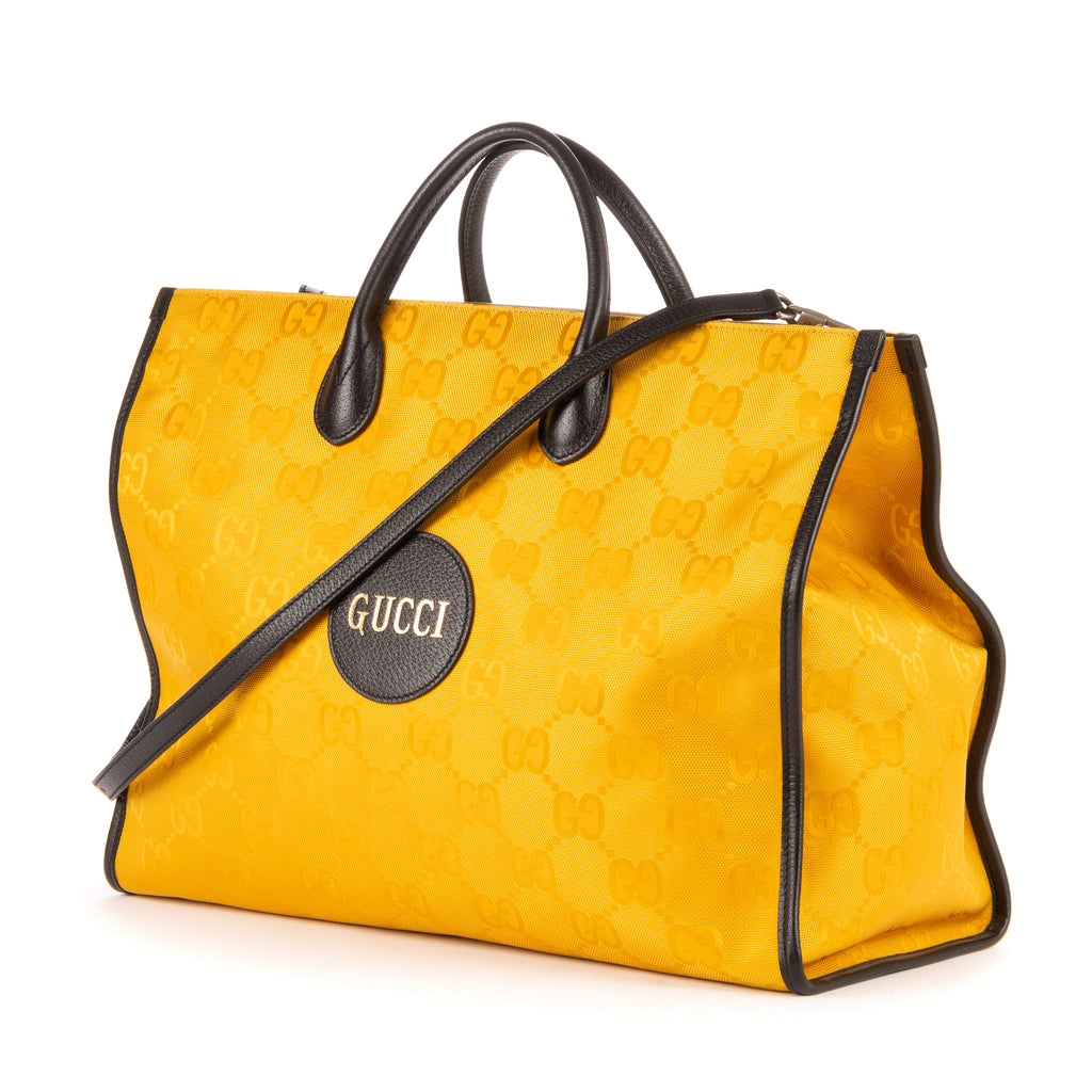 Sac à main The Grid Tote Jaune Géant suprême en nylon
