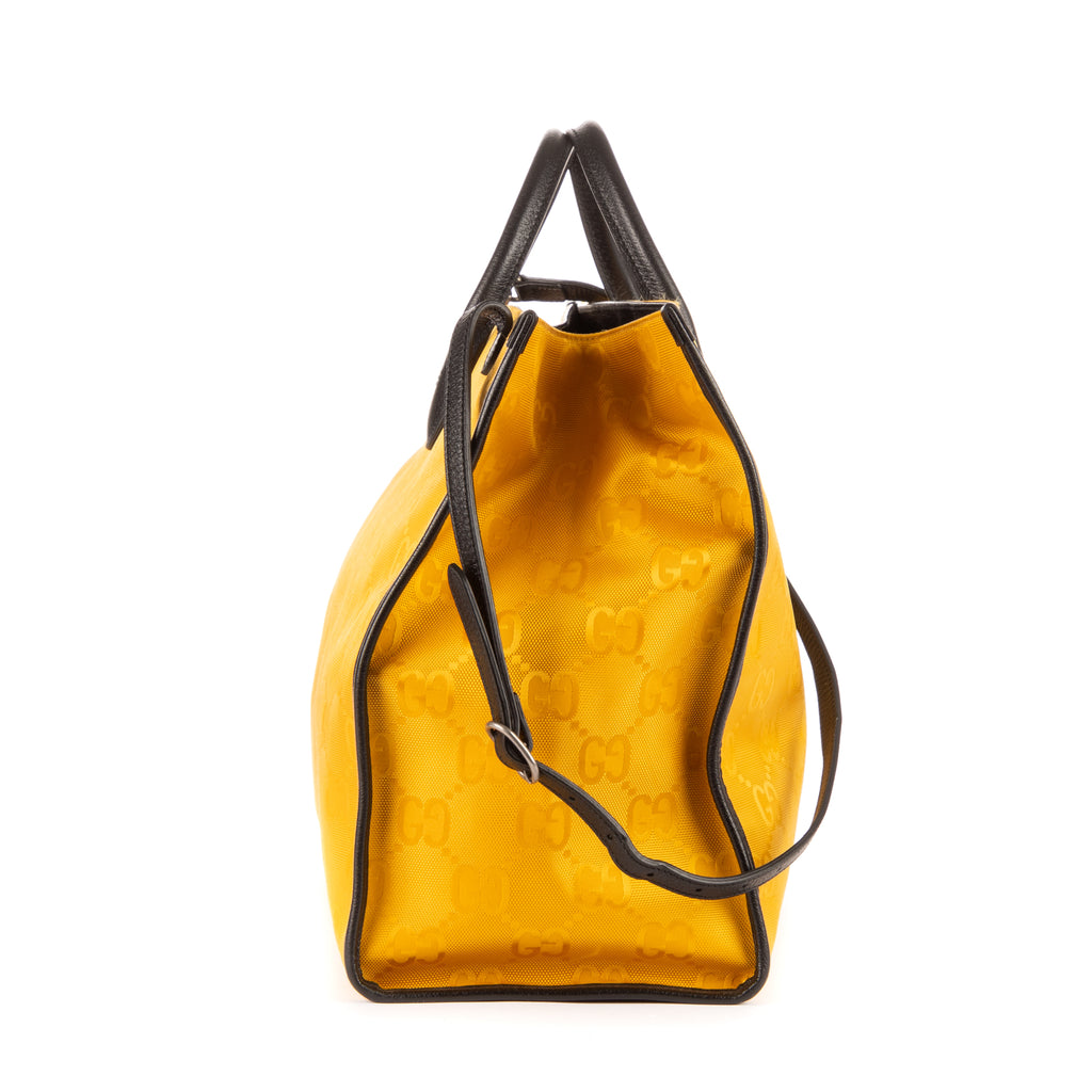 Sac à main The Grid Tote Jaune Géant suprême en nylon