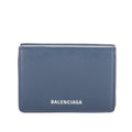 Wallet Cash Mini Wallet Navy Calfskin leather