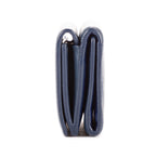Wallet Cash Mini Wallet Navy Calfskin leather