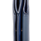 Wallet Cash Mini Wallet Navy Calfskin leather