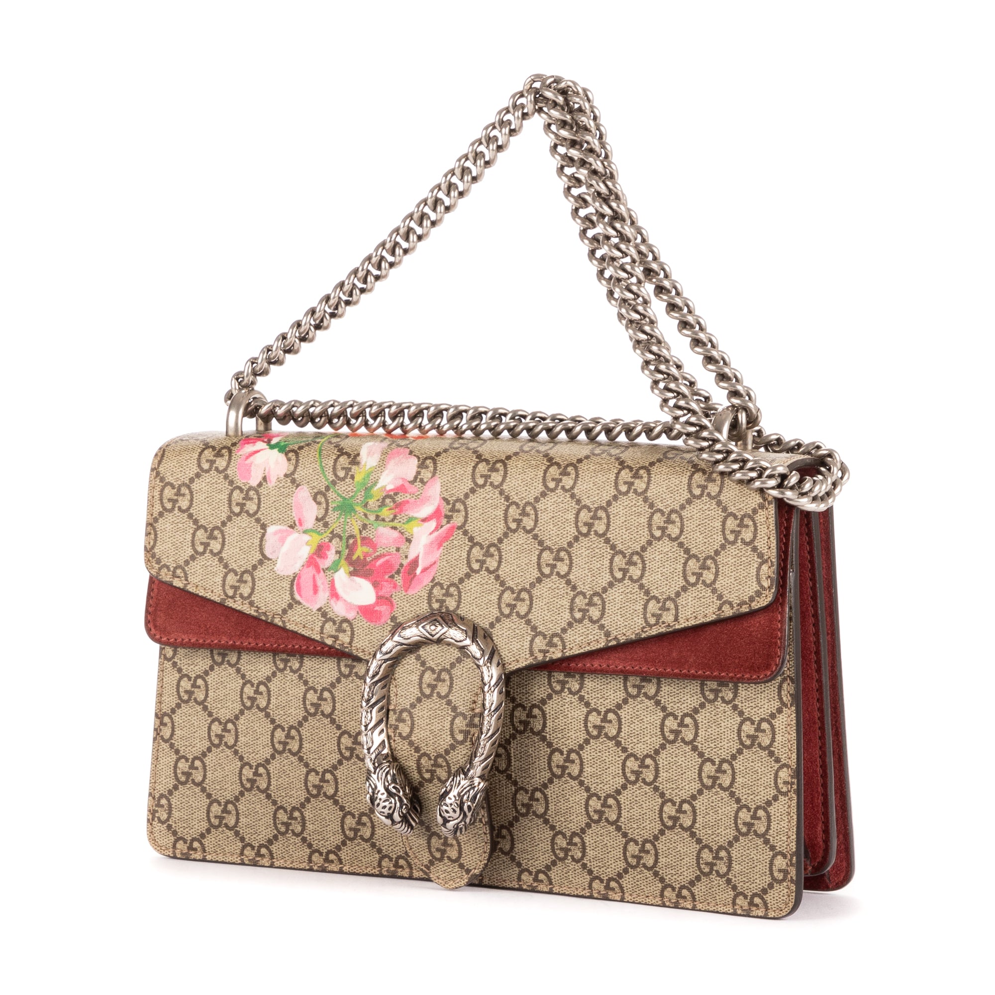 Shoulder Bag Ltd. Dionysus Blossom Beige Supreme GG Bloom Canvas