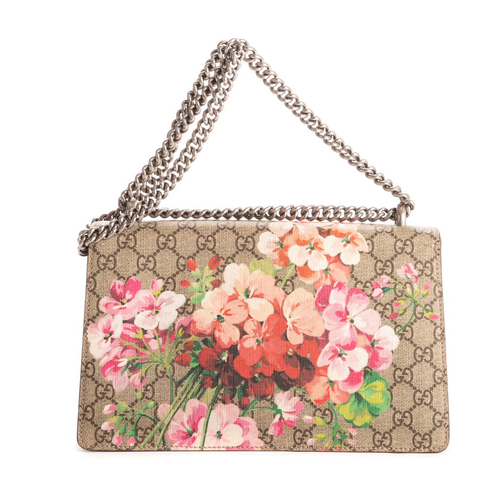 Shoulder Bag Ltd. Dionysus Blossom Beige Supreme GG Bloom Canvas