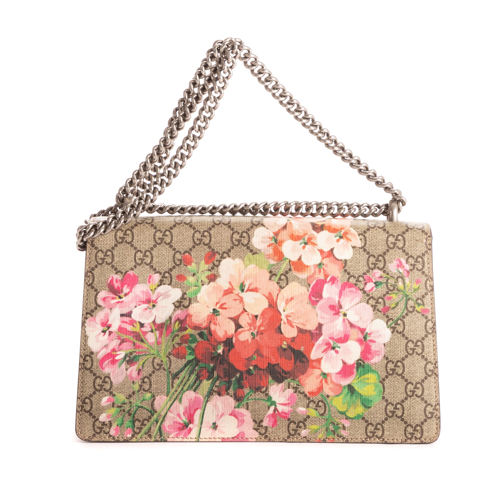Shoulder Bag Ltd. Dionysus Blossom Beige Supreme GG Bloom Canvas