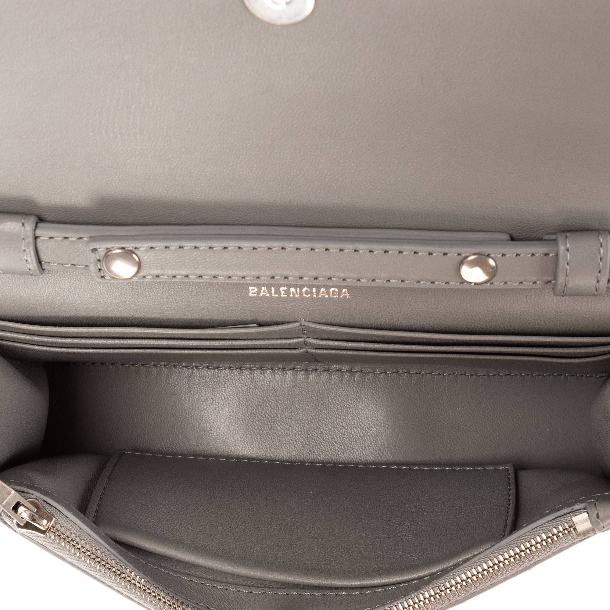 Bolso de hombro Hourglass, cartera con cadena, lentejuelas plateadas