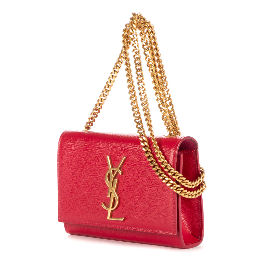 Shoulder Bag Kate Pink Grain de Poudre