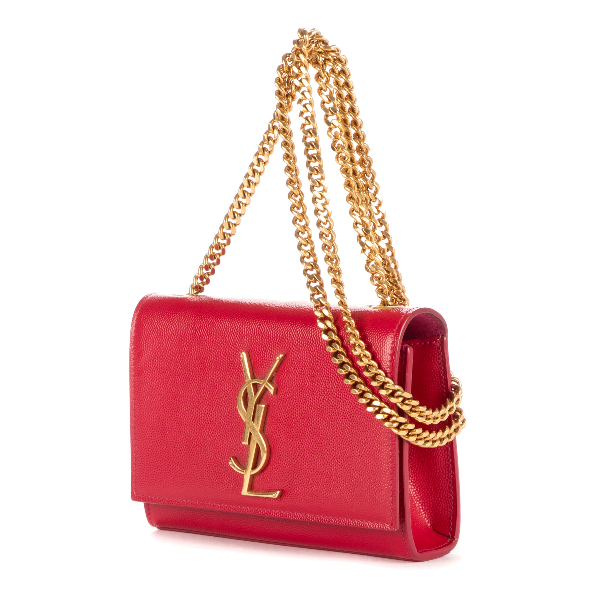 Shoulder Bag Kate Pink Grain de Poudre
