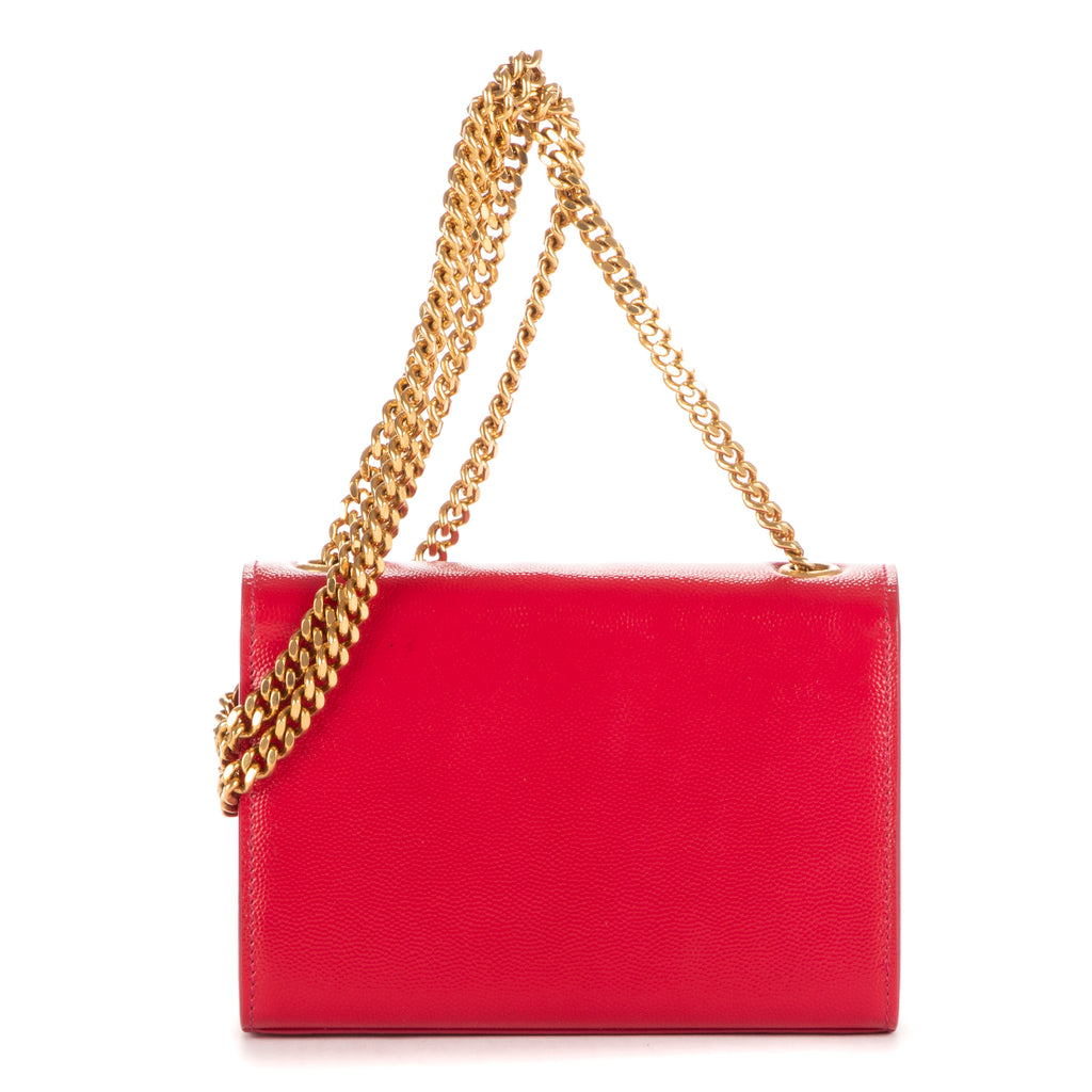 Shoulder Bag Kate Pink Grain de Poudre