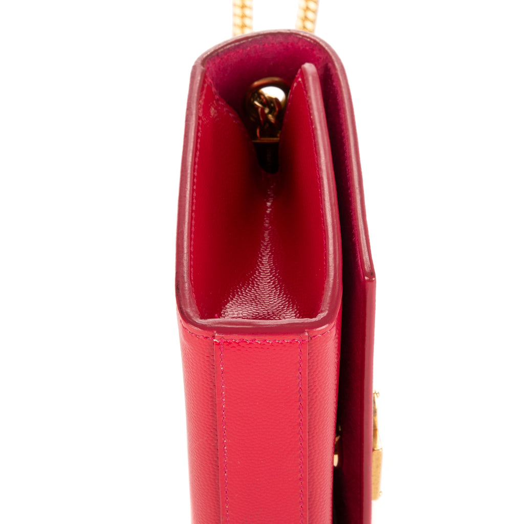 Shoulder Bag Kate Pink Grain de Poudre
