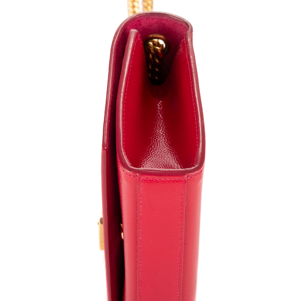 Shoulder Bag Kate Pink Grain de Poudre