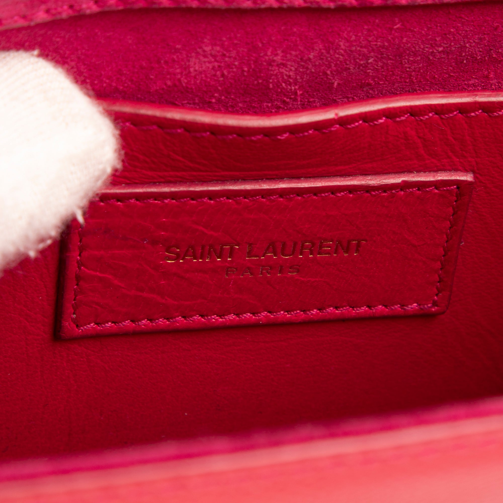 Shoulder Bag Kate Pink Grain de Poudre