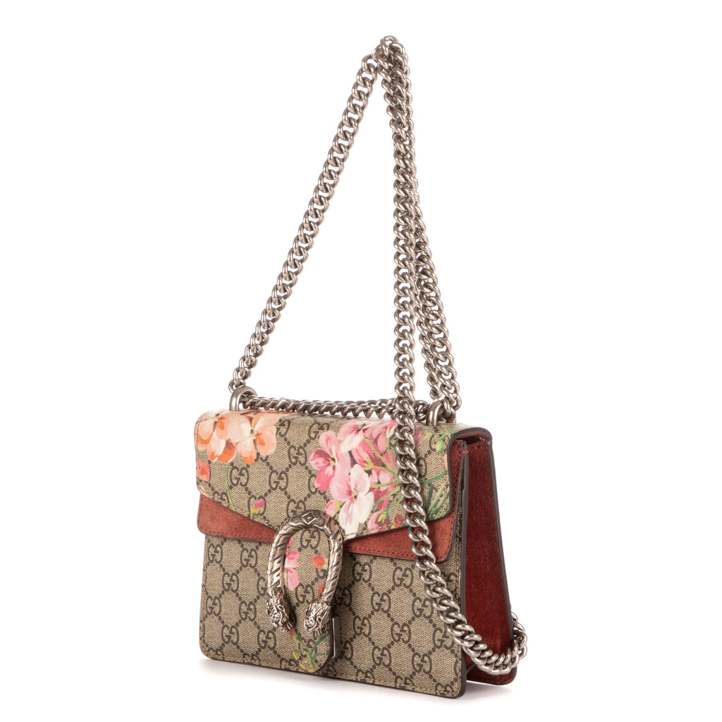 Shoulder Bag Ltd Ed. Dionysus Blossom Mini Beige Bloom GG Supreme Coated Canvas