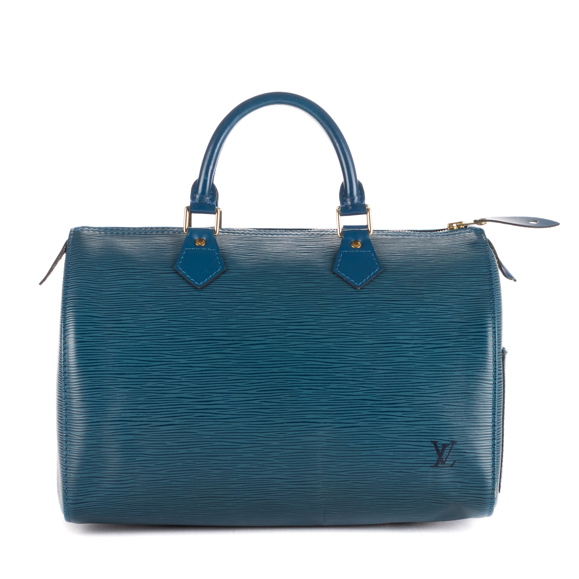 Handbag Speedy 30 Blue Epi