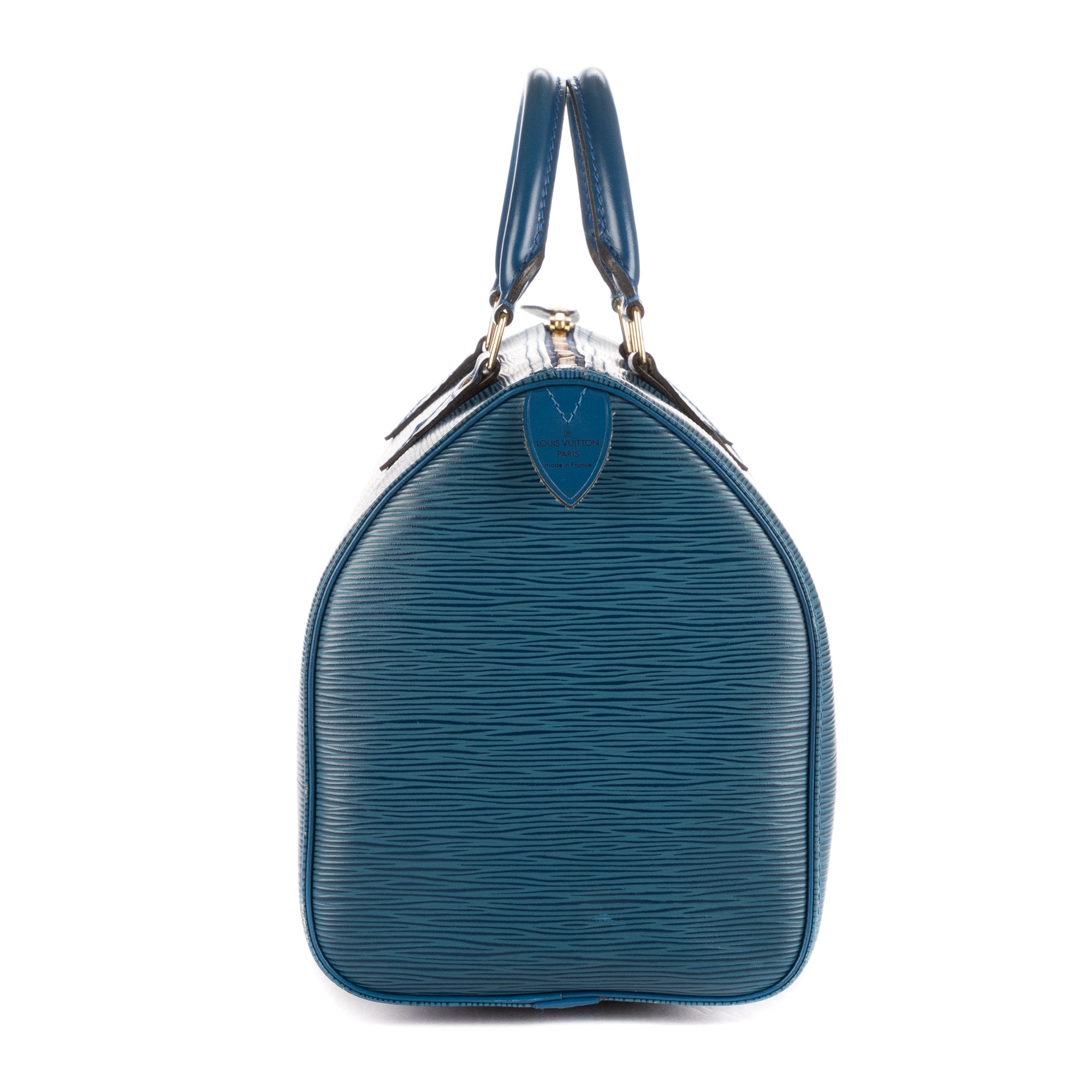 Handbag Speedy 30 Blue Epi