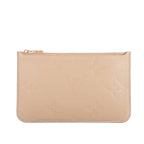 Pouch Neverfull Pochette Beige Monogram Empreinte