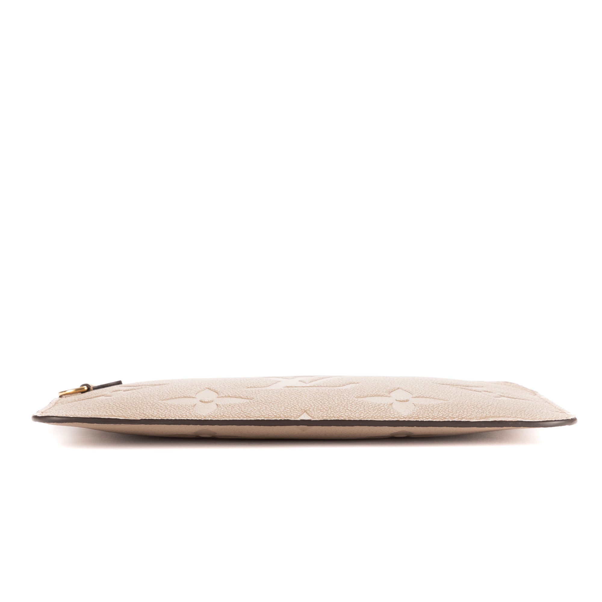 Pouch Neverfull Pochette Beige Monogram Empreinte