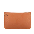 Pouch Neverfull Pochette Tan Monogram Empreinte