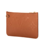 Pouch Neverfull Pochette Tan Monogram Empreinte