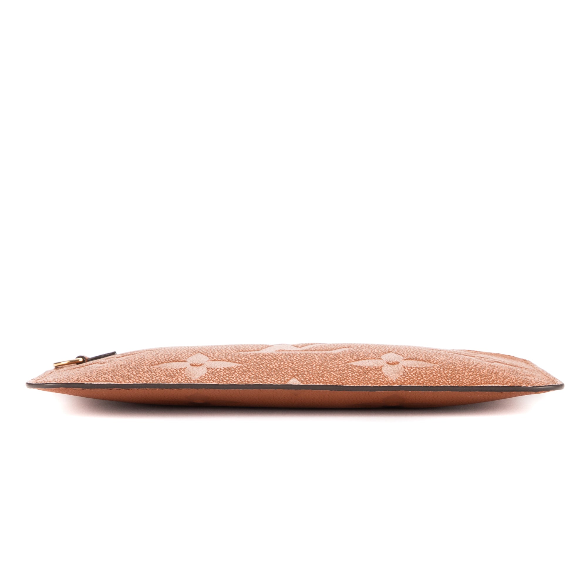 Pouch Neverfull Pochette Tan Monogram Empreinte