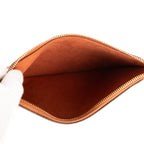 Pouch Neverfull Pochette Tan Monogram Empreinte