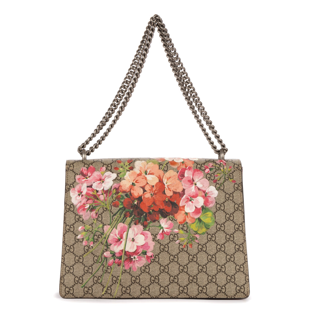 Bandolera Mediana Blooms Dionysus Lona Revestida Supreme Blooms Beige/Piel Ante