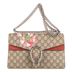 Bolso de Hombro Small Blooms Dionysus Beige Lona Coated Supreme/Piel de Ante