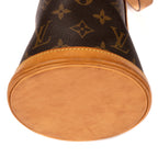 Bolso de hombro Duffle con asa superior en lona Monogram marrón