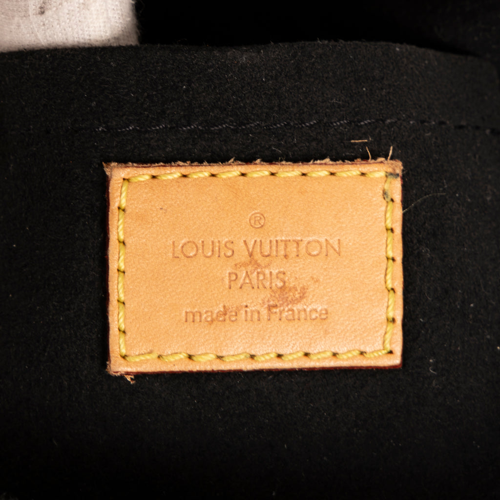 Bolso de hombro Duffle con asa superior en lona Monogram marrón