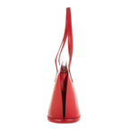 Bolso de hombro St-Jacques Shopping de cuero Epi rojo