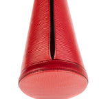 Bolso de hombro St-Jacques Shopping de cuero Epi rojo